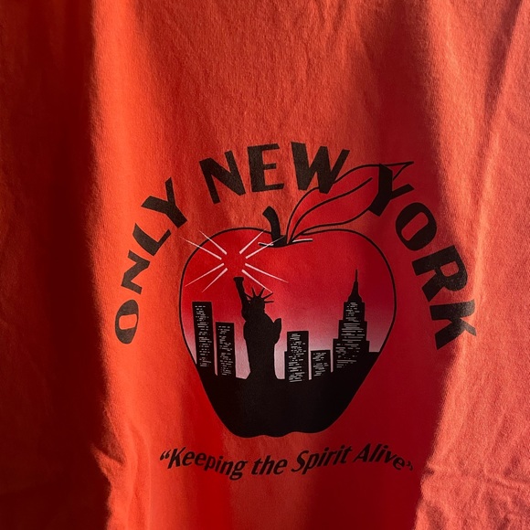 orange OnlyNY big apple shirt - Picture 4 of 5